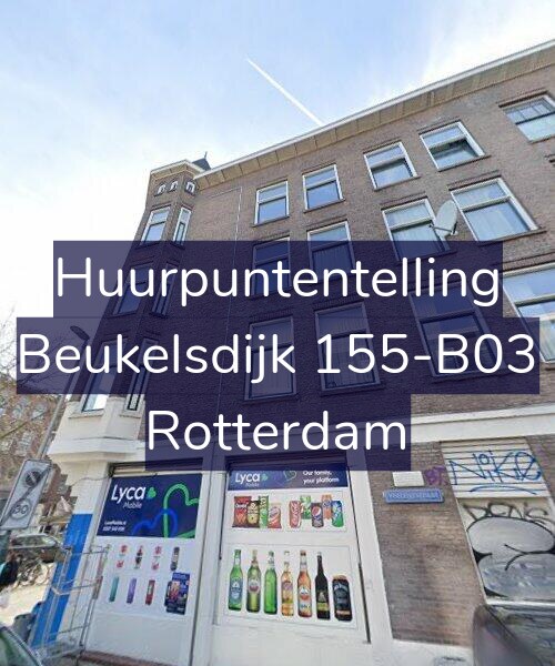 Foto gevel Huurpuntentelling voor Beukelsdijk 155-B03, Rotterdam