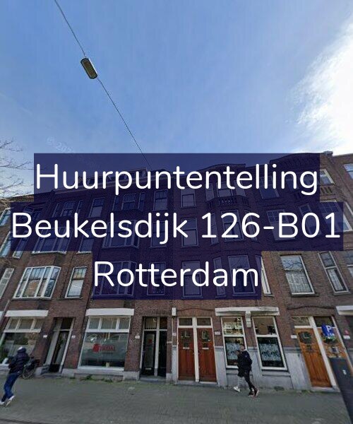 Foto gevel Huurpuntentelling voor Beukelsdijk 126-B01, Rotterdam