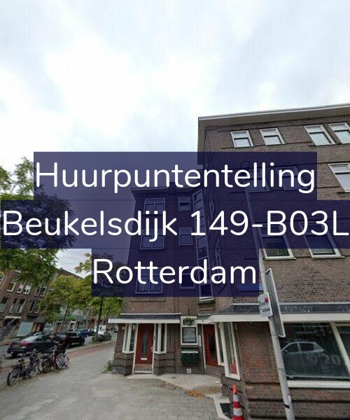 Foto gevel Huurpuntentelling voor Beukelsdijk 149-B03L, Rotterdam
