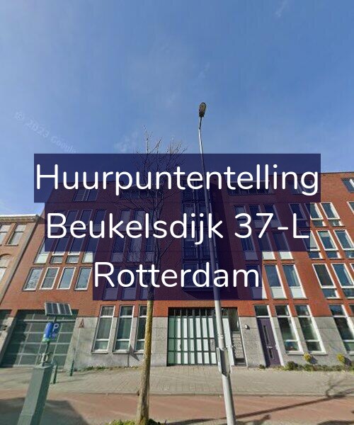 Foto gevel Huurpuntentelling voor Beukelsdijk 37-L, Rotterdam
