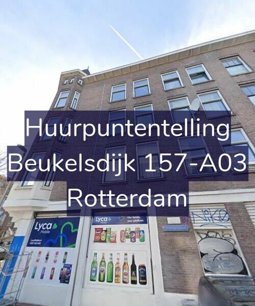 Foto gevel Huurpuntentelling voor Beukelsdijk 157-A03, Rotterdam