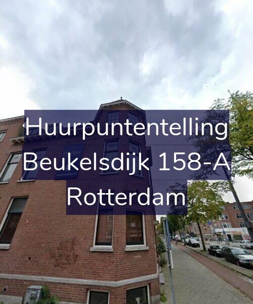 Foto gevel Huurpuntentelling voor Beukelsdijk 158-A, Rotterdam