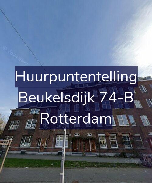 Foto gevel Huurpuntentelling voor Beukelsdijk 74-B, Rotterdam