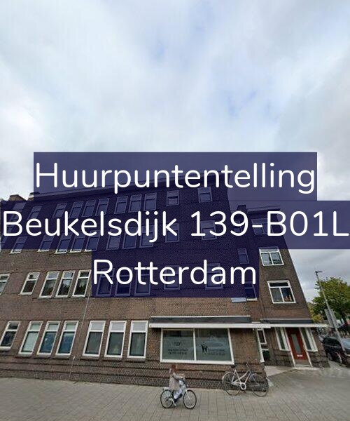 Foto gevel Huurpuntentelling voor Beukelsdijk 139-B01L, Rotterdam