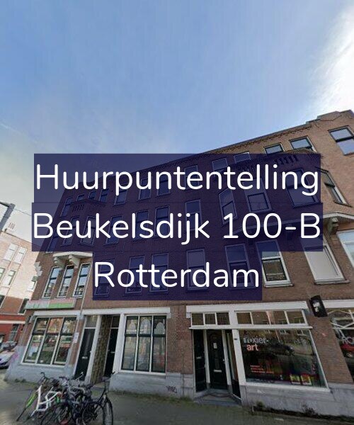 Foto gevel Huurpuntentelling voor Beukelsdijk 100-B, Rotterdam