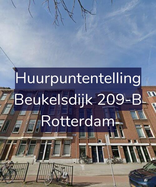 Foto gevel Huurpuntentelling voor Beukelsdijk 209-B, Rotterdam