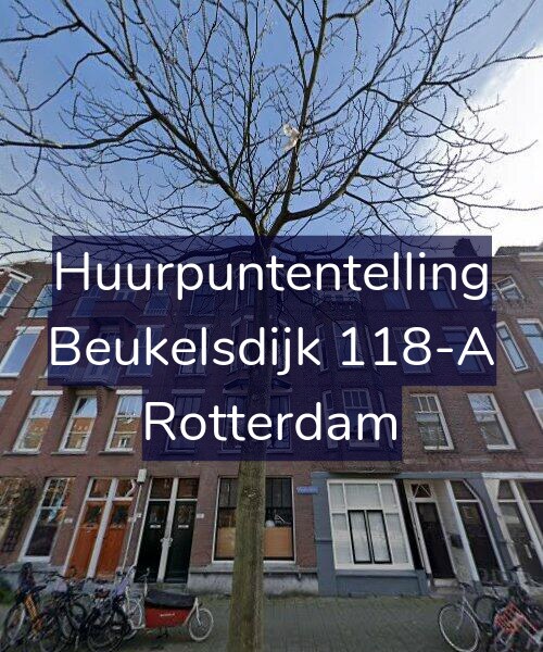 Foto gevel Huurpuntentelling voor Beukelsdijk 118-A, Rotterdam