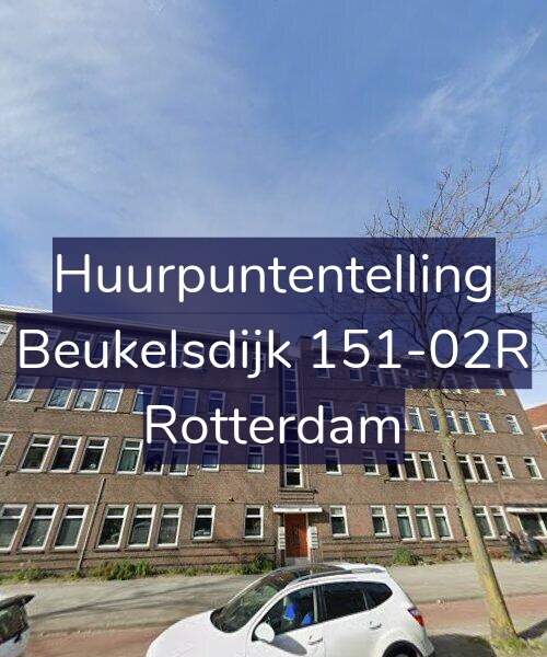 Foto gevel Huurpuntentelling voor Beukelsdijk 151-02R, Rotterdam