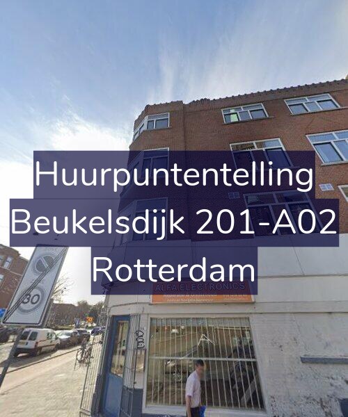 Foto gevel Huurpuntentelling voor Beukelsdijk 201-A02, Rotterdam