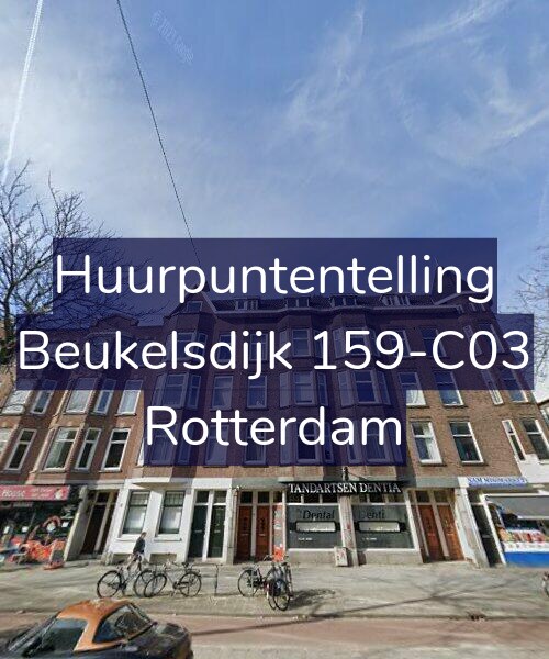 Foto gevel Huurpuntentelling voor Beukelsdijk 159-C03, Rotterdam