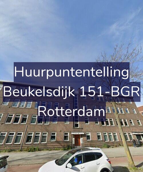 Foto gevel Huurpuntentelling voor Beukelsdijk 151-BGR, Rotterdam