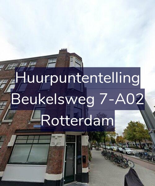 Foto gevel Huurpuntentelling voor Beukelsweg 7-A02, Rotterdam