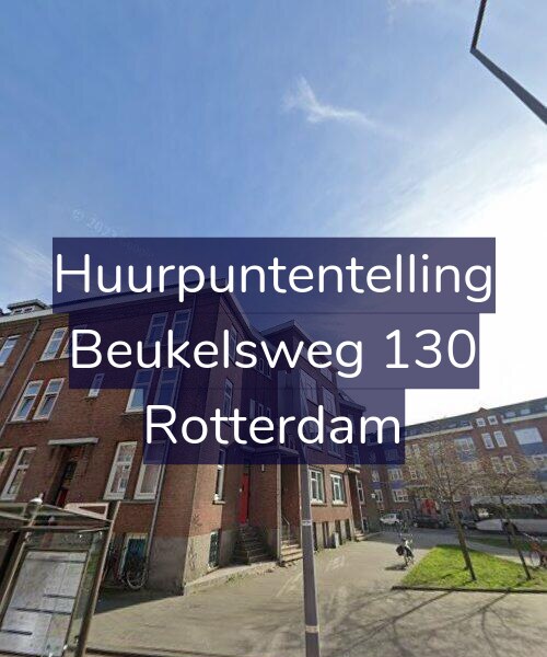 Foto gevel Huurpuntentelling voor Beukelsweg 130, Rotterdam