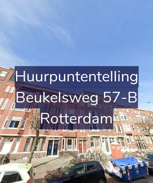 Foto gevel Huurpuntentelling voor Beukelsweg 57-B, Rotterdam