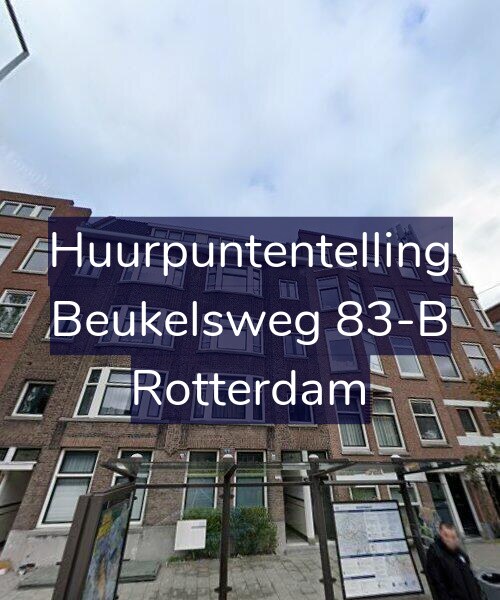 Foto gevel Huurpuntentelling voor Beukelsweg 83-B, Rotterdam
