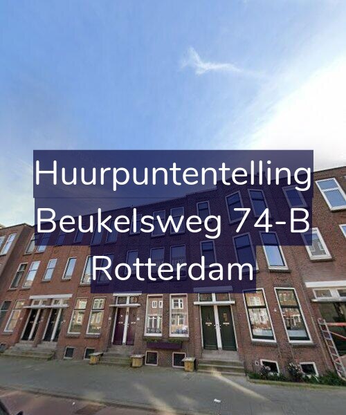 Foto gevel Huurpuntentelling voor Beukelsweg 74-B, Rotterdam