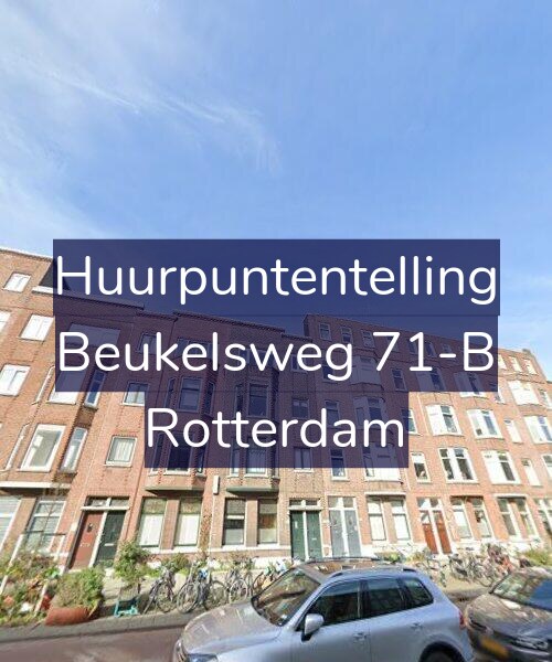 Foto gevel Huurpuntentelling voor Beukelsweg 71-B, Rotterdam