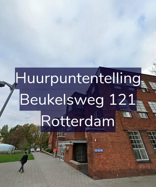 Foto gevel Huurpuntentelling voor Beukelsweg 121, Rotterdam