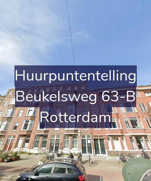 Foto gevel Huurpuntentelling voor Beukelsweg 63-B, Rotterdam