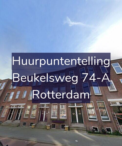 Foto gevel Huurpuntentelling voor Beukelsweg 74-A, Rotterdam