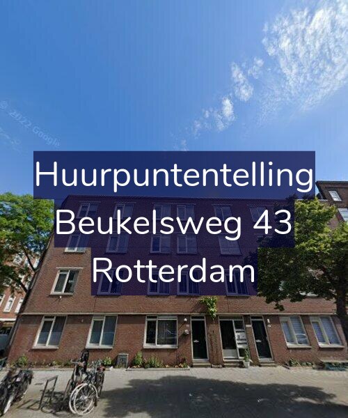 Foto gevel Huurpuntentelling voor Beukelsweg 43, Rotterdam
