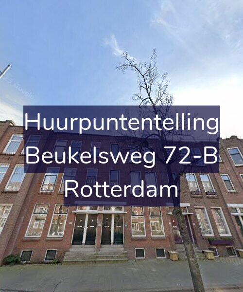 Foto gevel Huurpuntentelling voor Beukelsweg 72-B, Rotterdam
