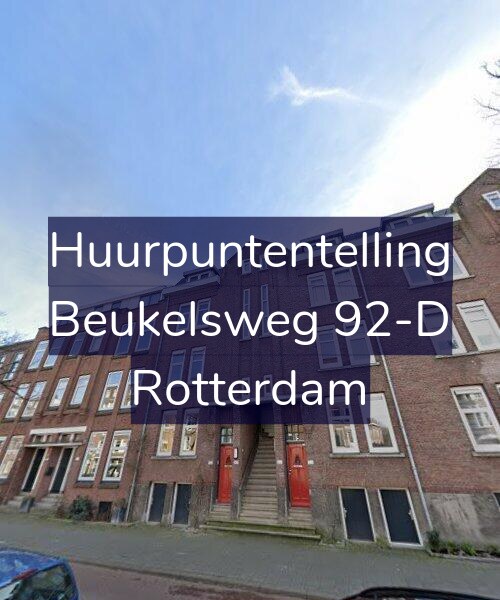 Foto gevel Huurpuntentelling voor Beukelsweg 92-D, Rotterdam