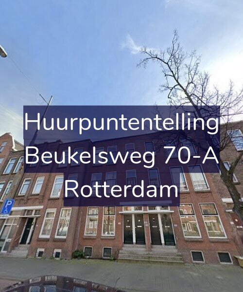 Foto gevel Huurpuntentelling voor Beukelsweg 70-A, Rotterdam