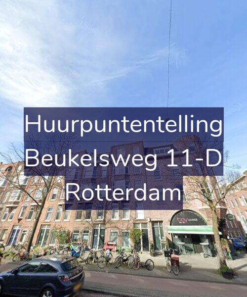 Foto gevel Huurpuntentelling voor Beukelsweg 11-D, Rotterdam