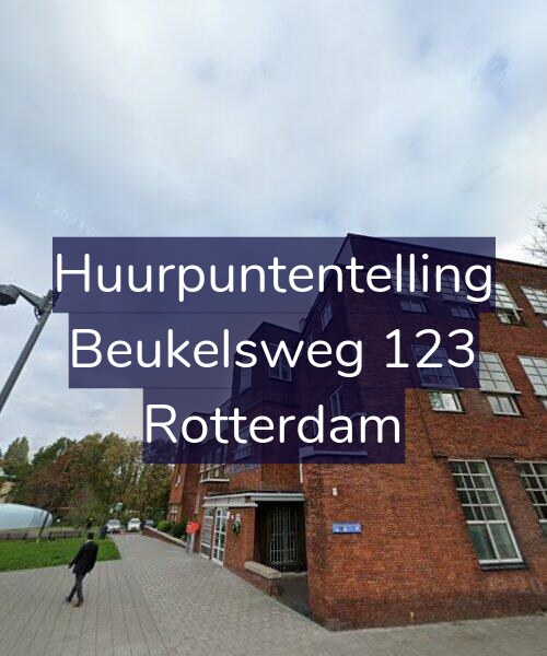Foto gevel Huurpuntentelling voor Beukelsweg 123, Rotterdam