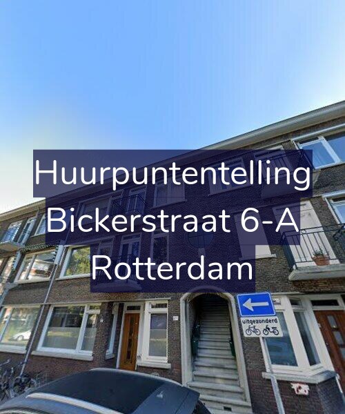 Foto gevel Huurpuntentelling voor Bickerstraat 6-A, Rotterdam