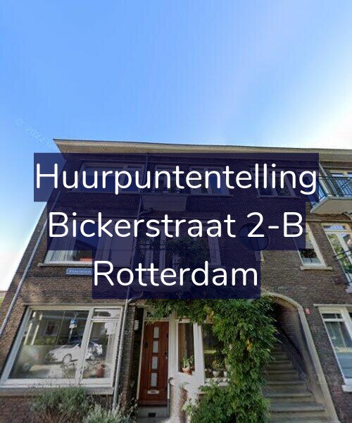 Foto gevel Huurpuntentelling voor Bickerstraat 2-B, Rotterdam