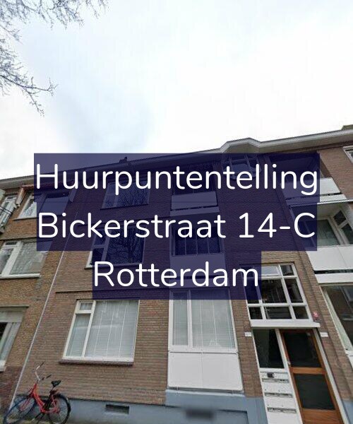 Foto gevel Huurpuntentelling voor Bickerstraat 14-C, Rotterdam