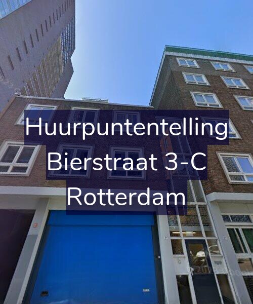Foto gevel Huurpuntentelling voor Bierstraat 3-C, Rotterdam