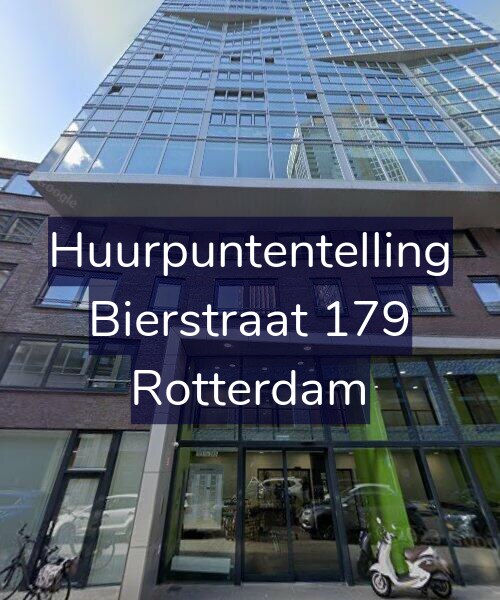 Foto gevel Huurpuntentelling voor Bierstraat 179, Rotterdam