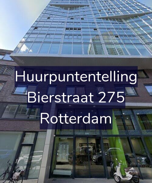 Foto gevel Huurpuntentelling voor Bierstraat 275, Rotterdam