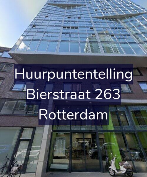 Foto gevel Huurpuntentelling voor Bierstraat 263, Rotterdam