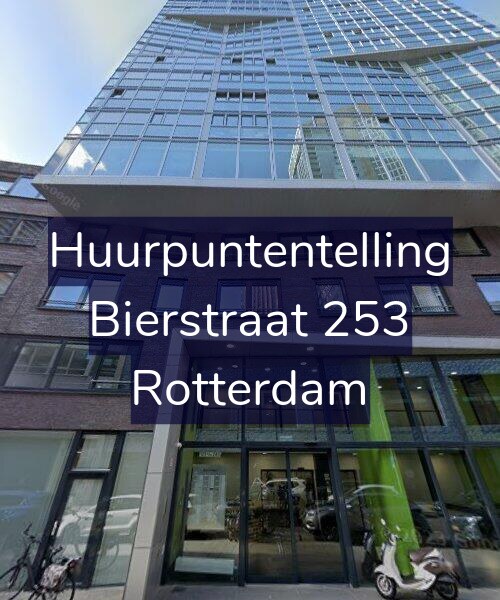 Foto gevel Huurpuntentelling voor Bierstraat 253, Rotterdam