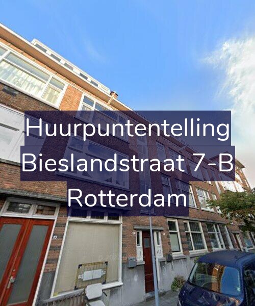 Foto gevel Huurpuntentelling voor Bieslandstraat 7-B, Rotterdam