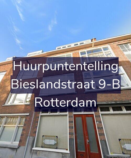 Foto gevel Huurpuntentelling voor Bieslandstraat 9-B, Rotterdam