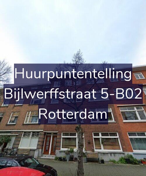 Foto gevel Huurpuntentelling voor Bijlwerffstraat 5-B02, Rotterdam
