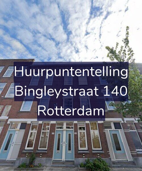 Foto gevel Huurpuntentelling voor Bingleystraat 140, Rotterdam