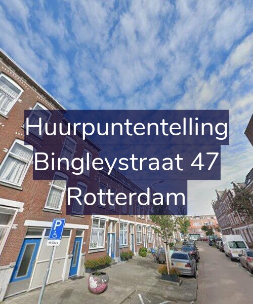 Foto gevel Huurpuntentelling voor Bingleystraat 47, Rotterdam