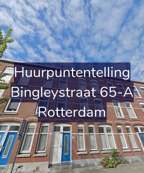 Foto gevel Huurpuntentelling voor Bingleystraat 65-A, Rotterdam