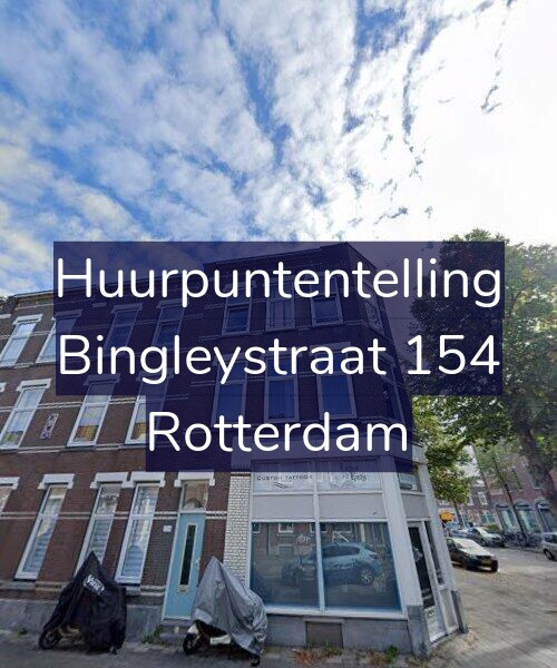 Foto gevel Huurpuntentelling voor Bingleystraat 154, Rotterdam