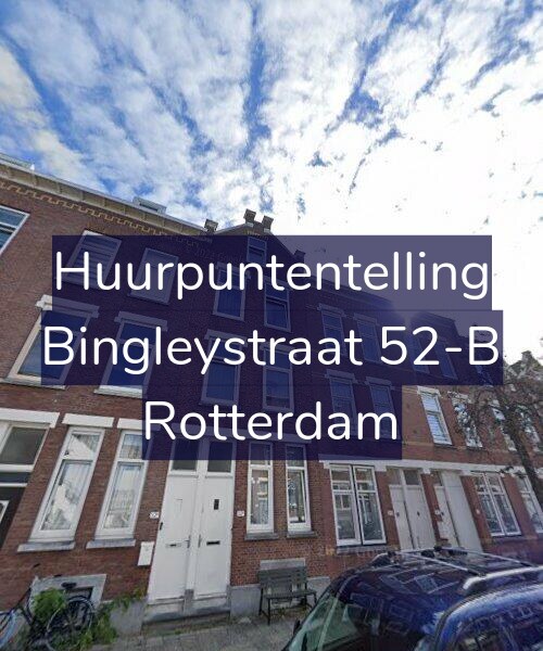 Foto gevel Huurpuntentelling voor Bingleystraat 52-B, Rotterdam