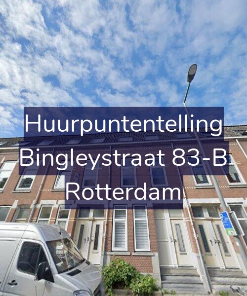 Foto gevel Huurpuntentelling voor Bingleystraat 83-B, Rotterdam