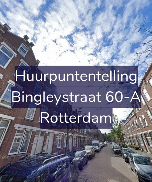 Foto gevel Huurpuntentelling voor Bingleystraat 60-A, Rotterdam