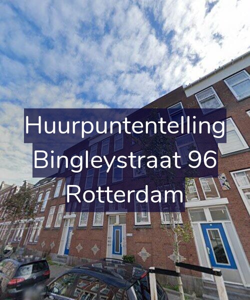 Foto gevel Huurpuntentelling voor Bingleystraat 96, Rotterdam