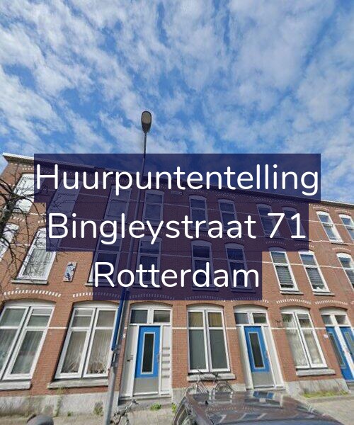 Foto gevel Huurpuntentelling voor Bingleystraat 71, Rotterdam